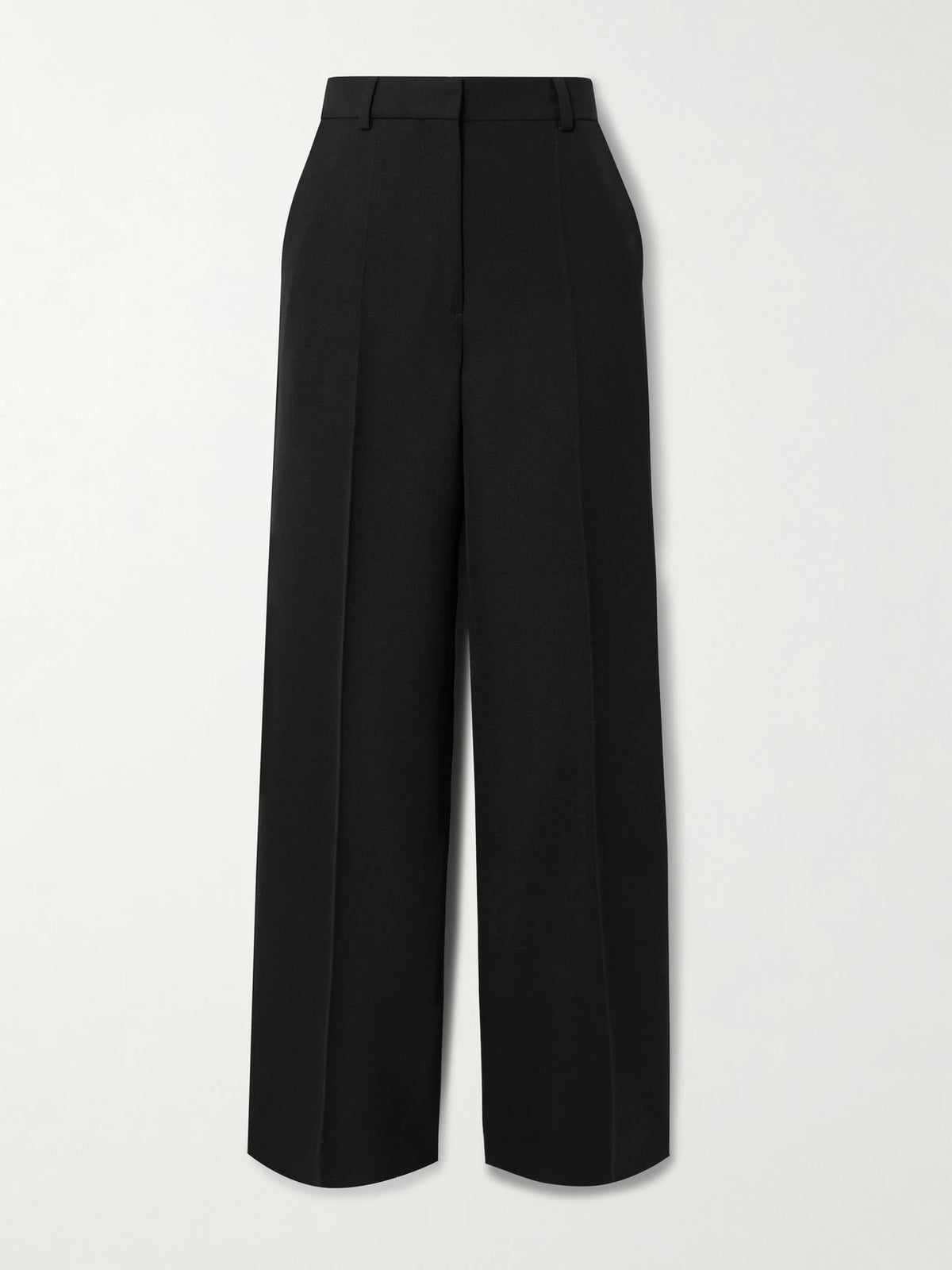 Recycled Grain De Poudre Straight-leg Pants