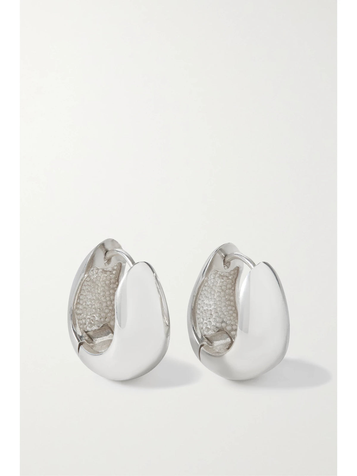 + Net Sustain Silver Hoop Earrings