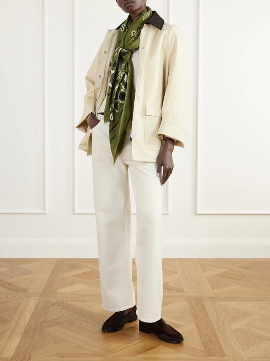 CALL IT BY YOUR NAME Étole Paisley-print Wool And Silk-blend Twill Scarf