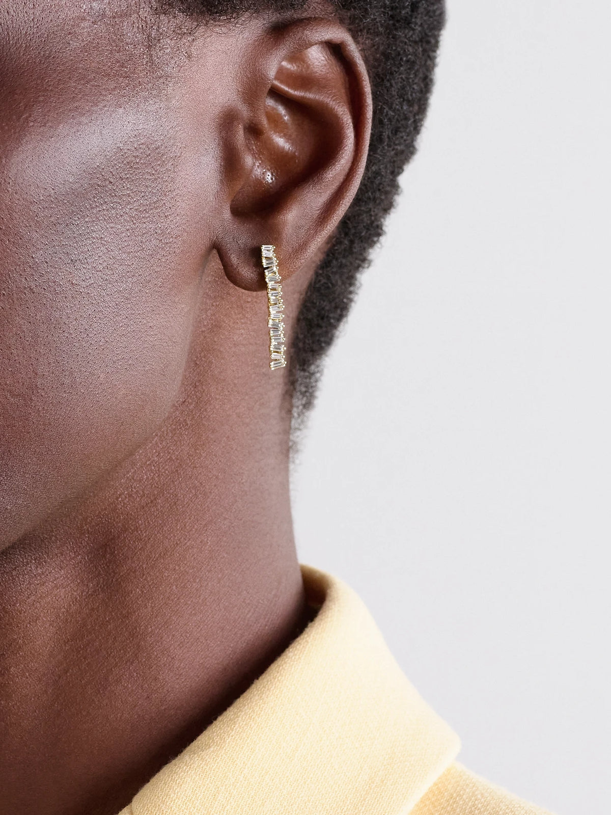 Image of Earrings. Product name - 18-karat Gold Diamond Earrings in Multi colour by brand - Suzanne Kalan