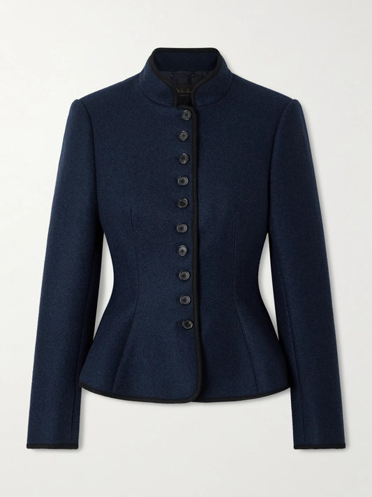 Image of Coats & Jackets. Product name - Cashmere Jacket in Navy colour by brand - Loro Piana
