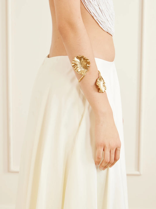Image of Bracelets. Product name - Iris Gold-tone Cuff in Multi colour by brand - Cult Gaia