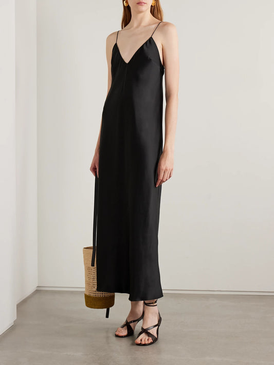 Taja Satin Maxi Dress