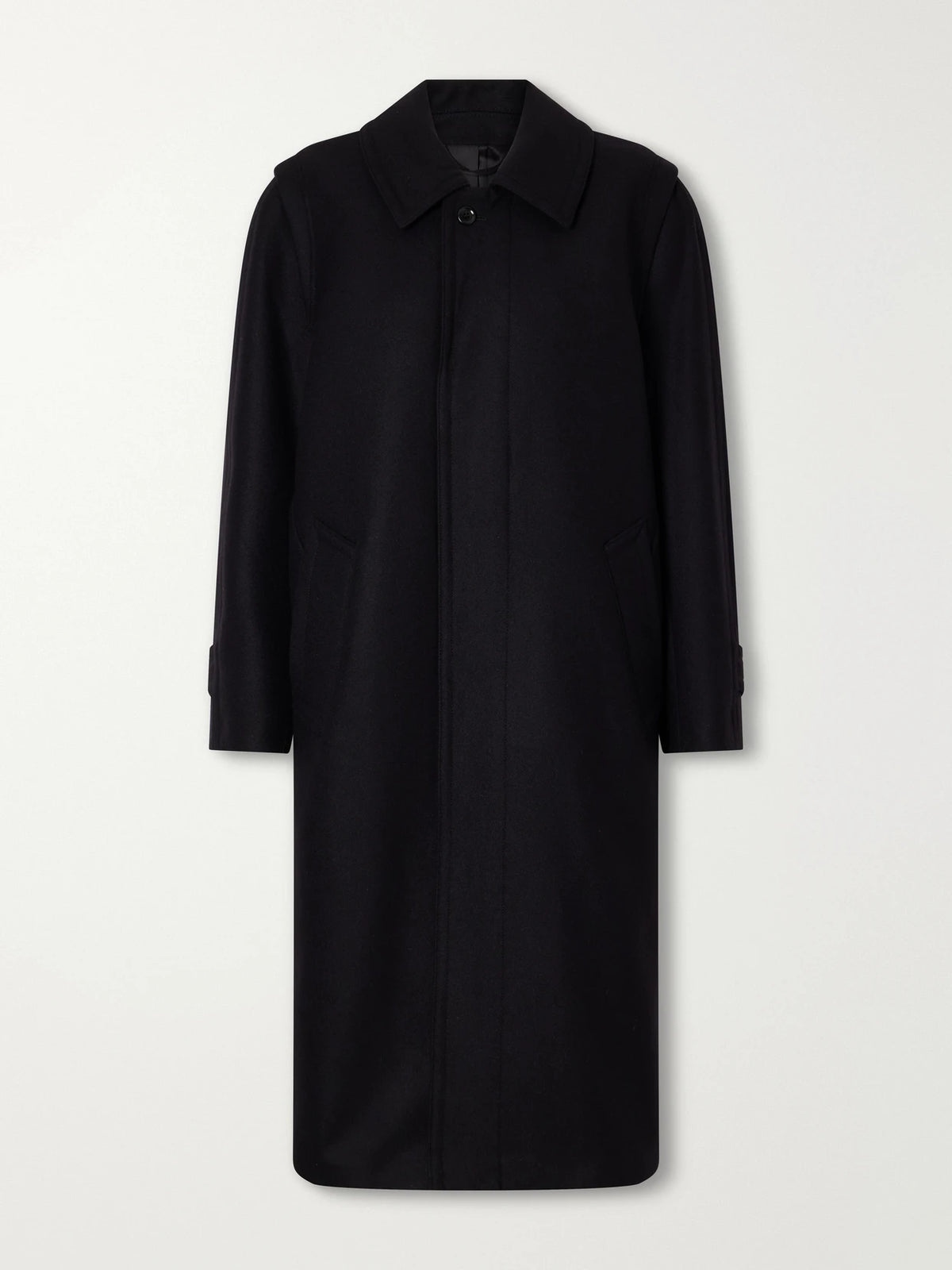 RIER Loden Felted Virgin Wool Coat