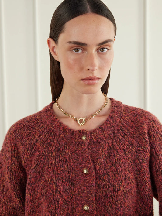 Image of Necklaces. Product name - Chain Gang 14-karat Gold Chain Necklace in Multi colour by brand - Diane Kordas