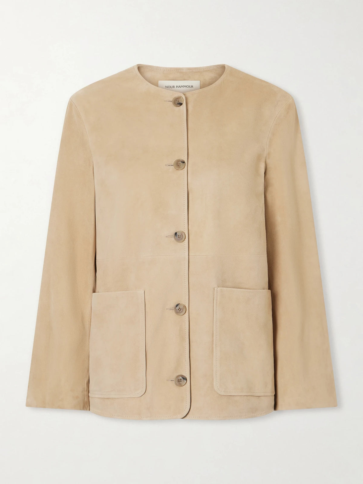 Nour Hammour Suede Jacket