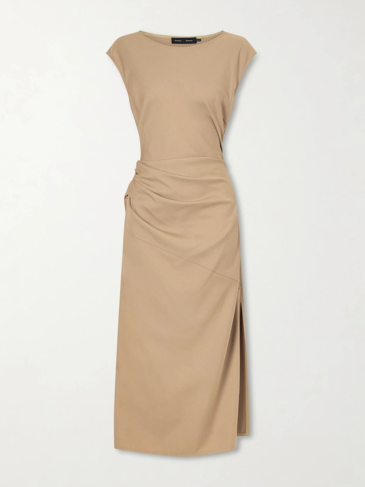 Katia Gathered Gabardine Midi Dress