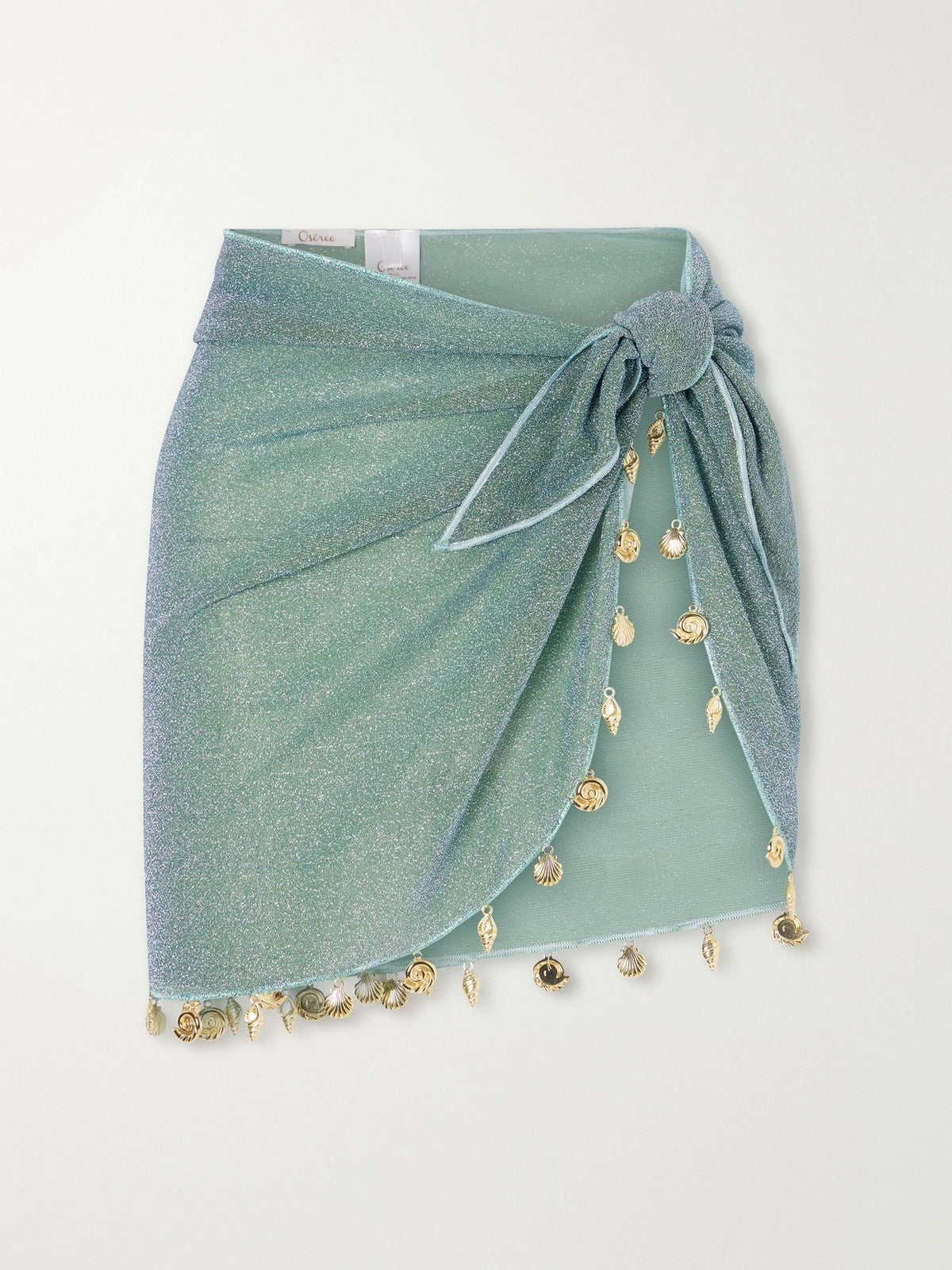 Oséree Lumière Embellished Lurex Pareo