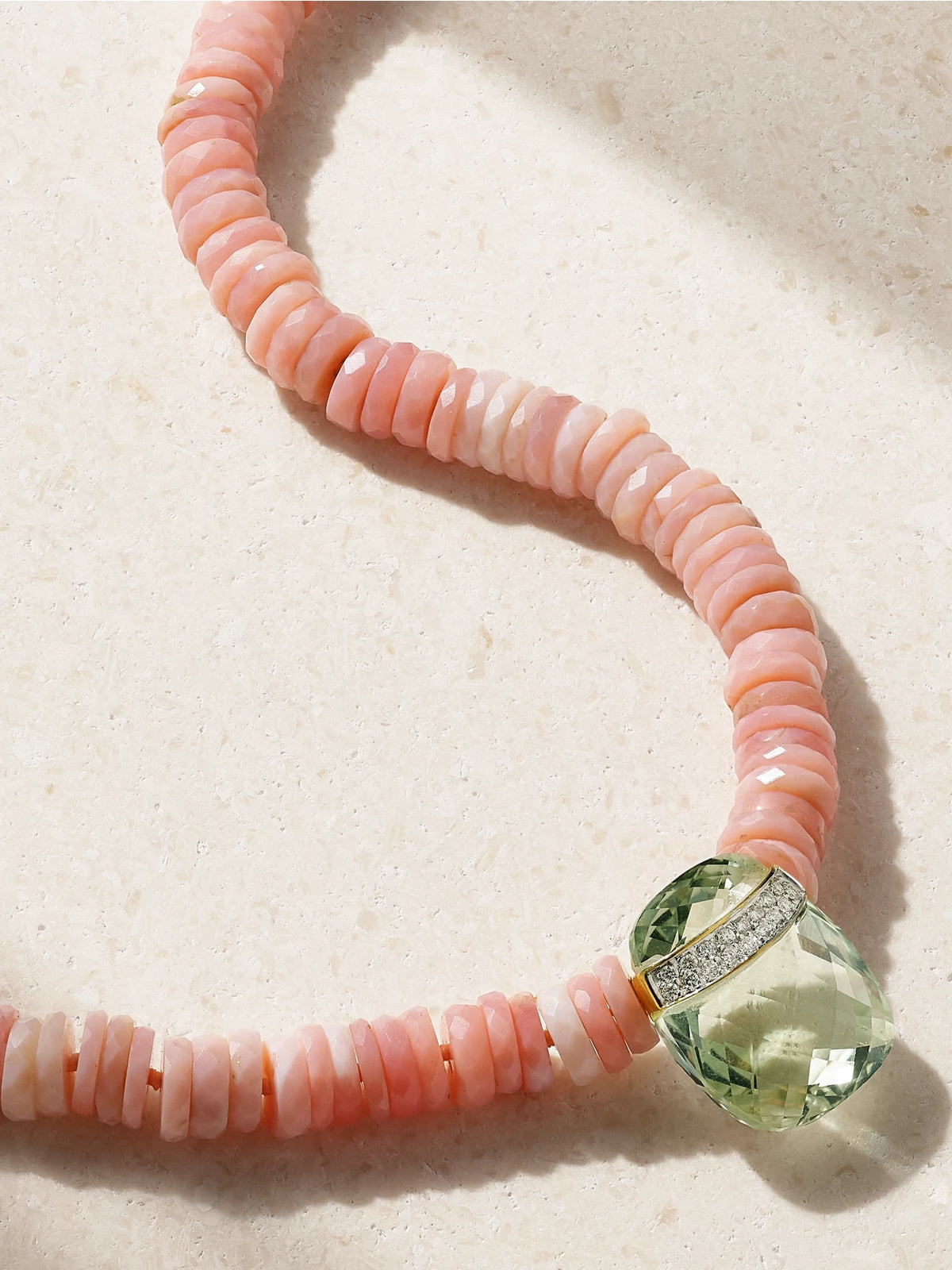 14-karat Gold Multi-stone Necklace