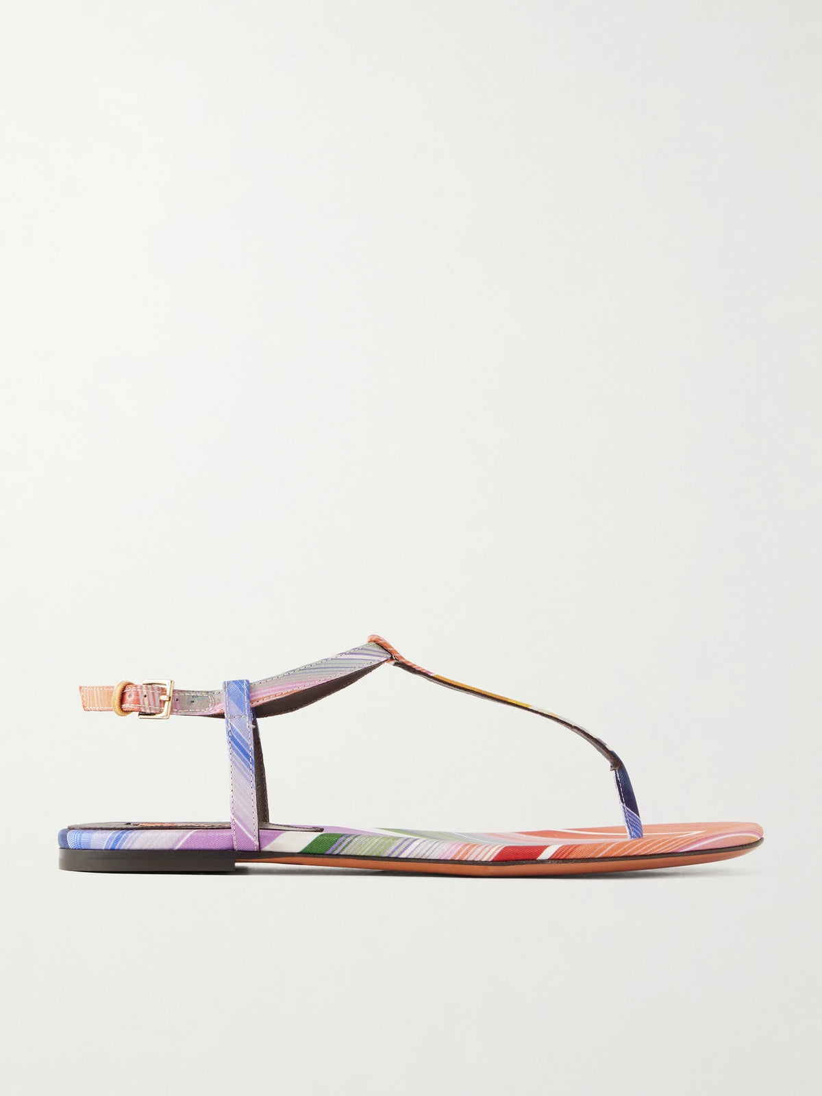 Leen Striped Twill Sandals