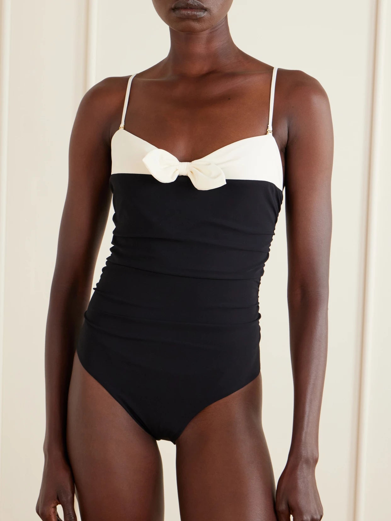 Two-tone One-piece Swimsuit