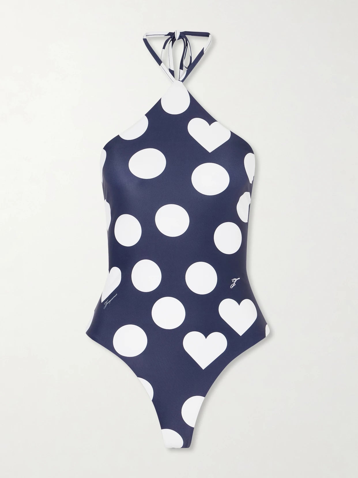 Le Maillot Bastide Polka-dot Swimsuit