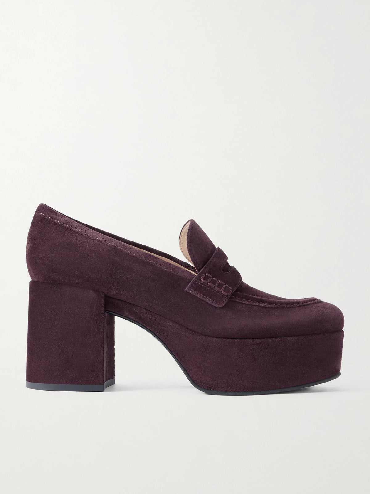 Jenna 75 Suede Platform Pumps
