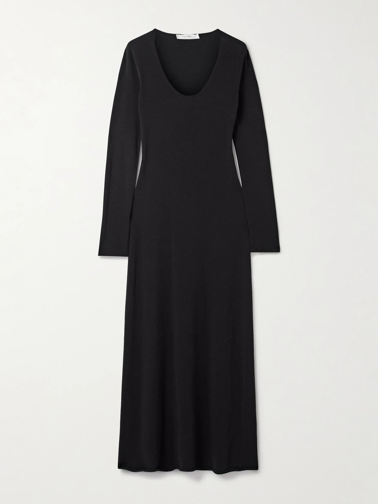 Image of Dresses. Product name - Mavy Knitted Midi Dress in Black colour by brand - The Row