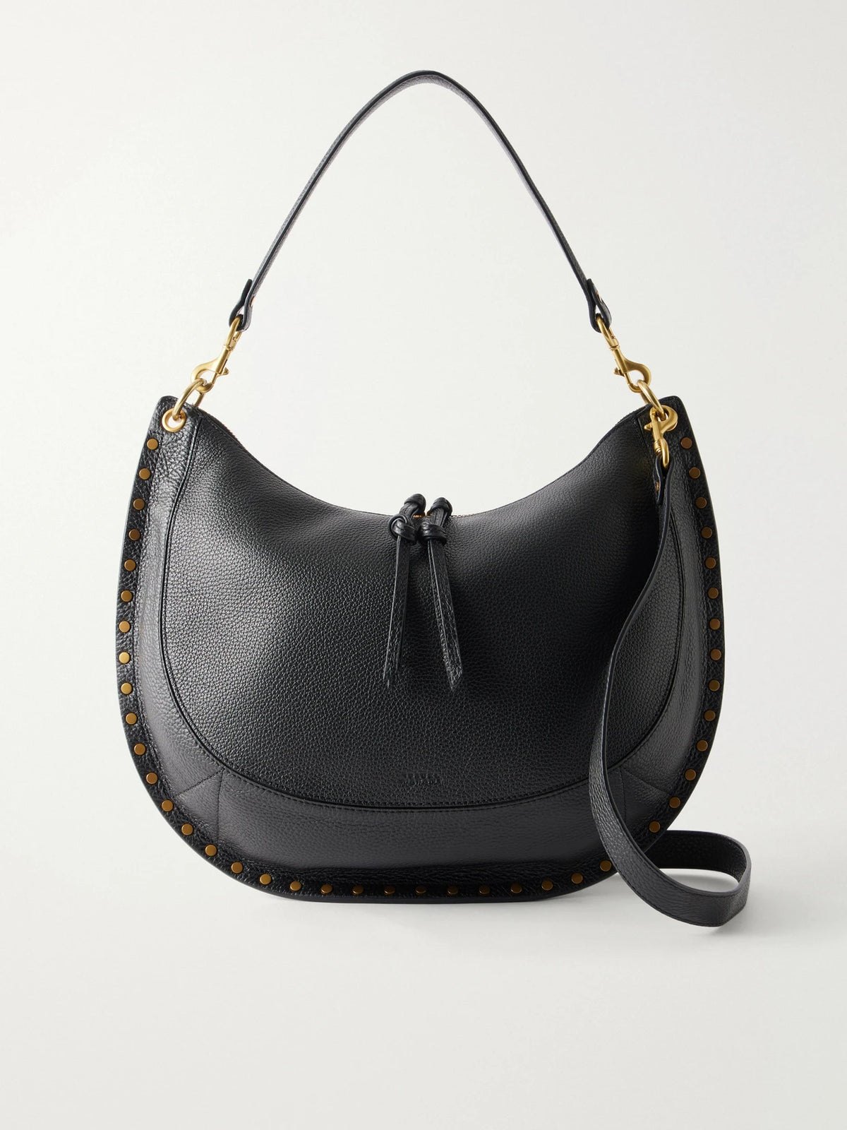 ISABEL MARANT Oskan Embellished Textured-leather Shoulder Bag