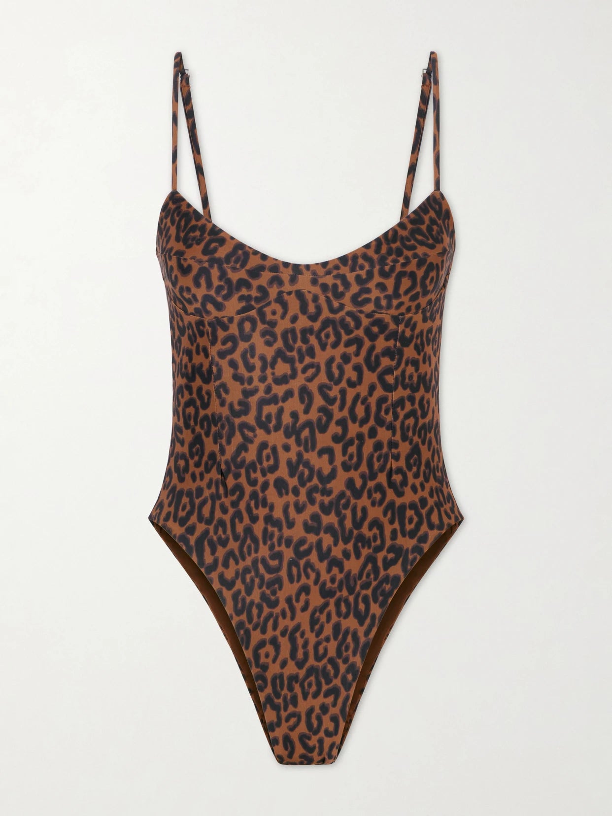 Image of Swimwear. Product name - Monica Leopard-print Swimsuit in Leopard print colour by brand - Haight