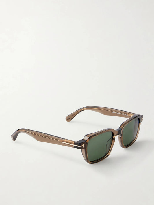 Ezra-02 Square-frame Acetate Sunglasses