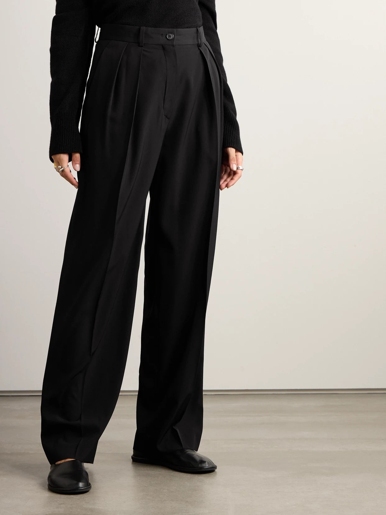 Essentials Igor Crepe Straight-leg Pants