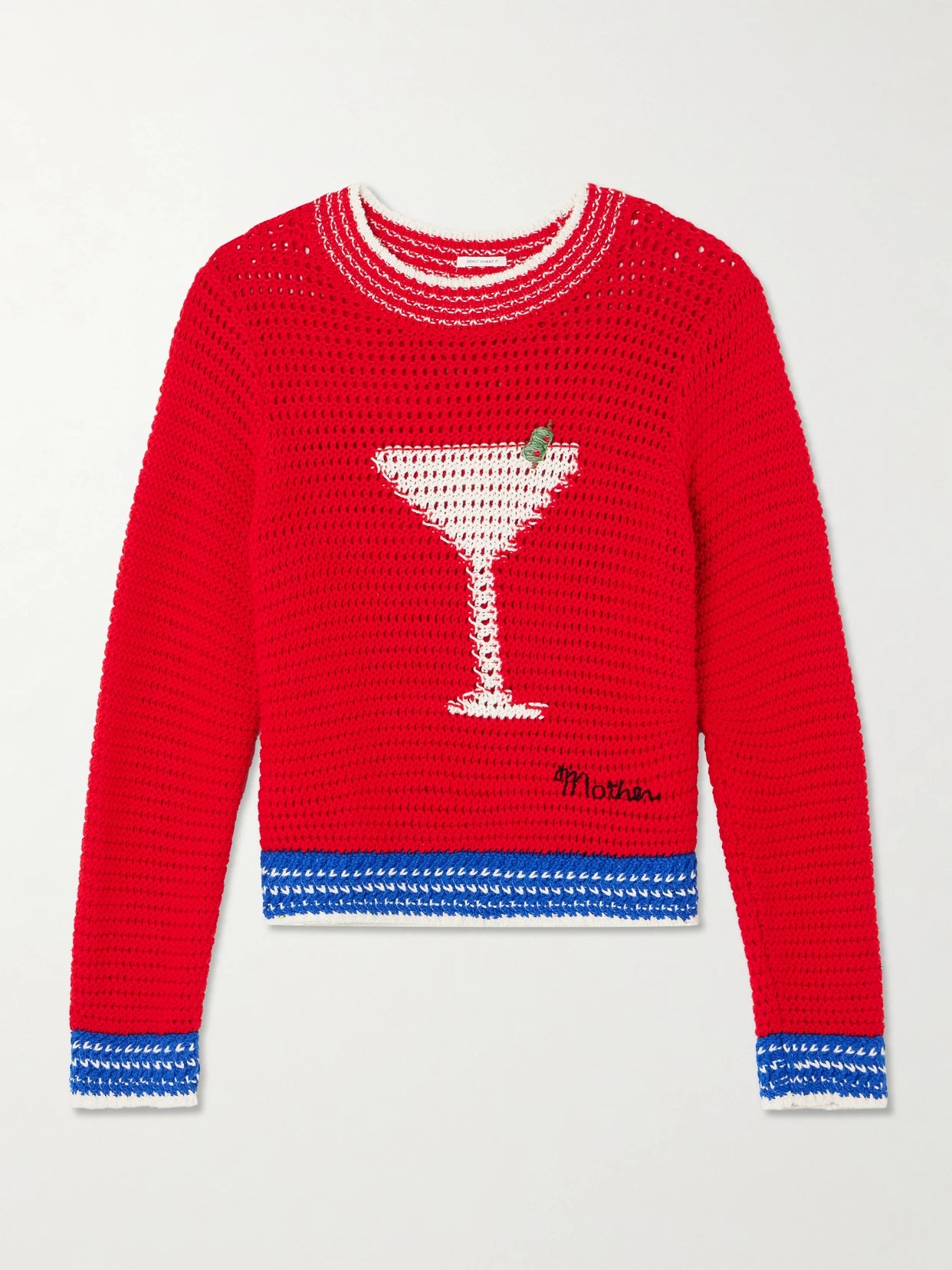 Open-knit Cotton Sweater