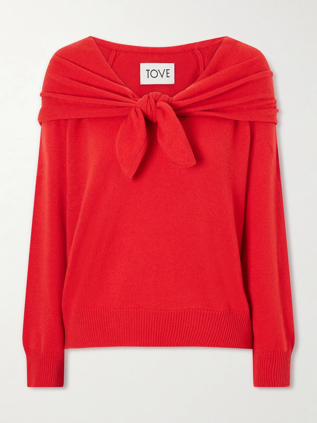 Malia Knot-detailed Cashmere Sweater