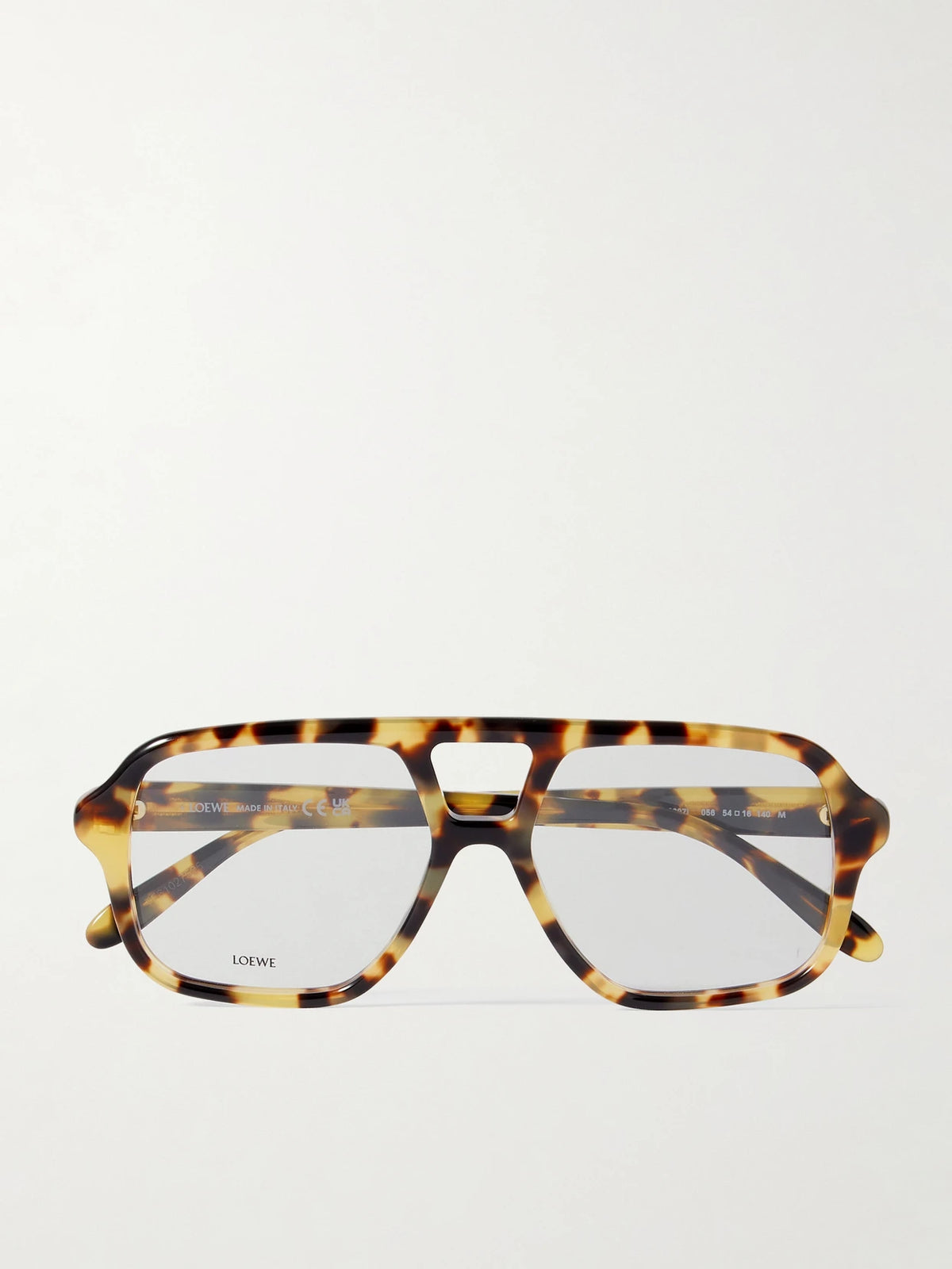 Aviator-style Tortoiseshell Acetate Optical Glasses