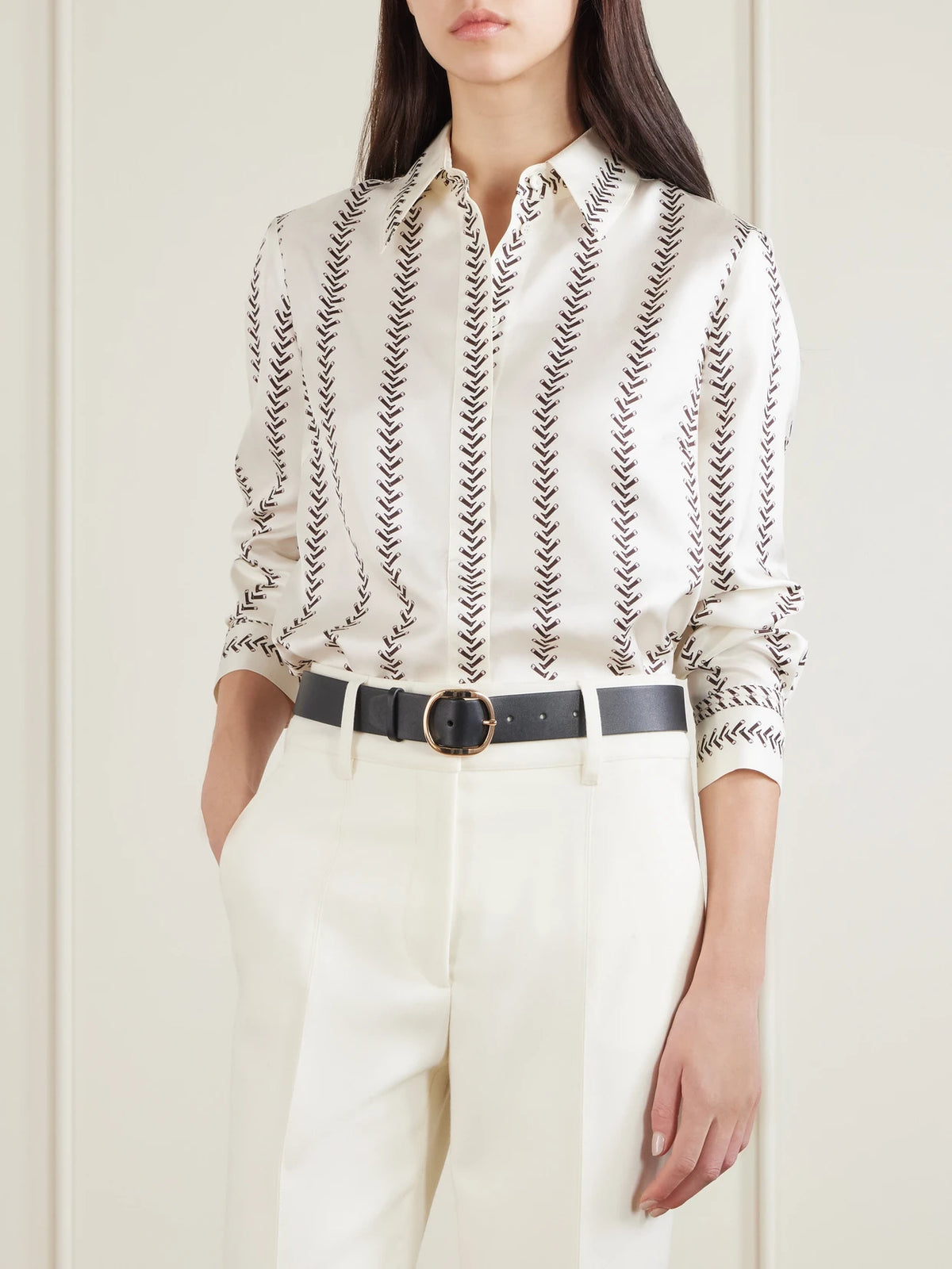 Elster Textured-leather Belt