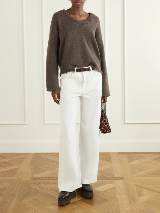 Image of Sneakers. Product name - Snake-effect Leather Sneakers in Brown colour by brand - Stella McCartney