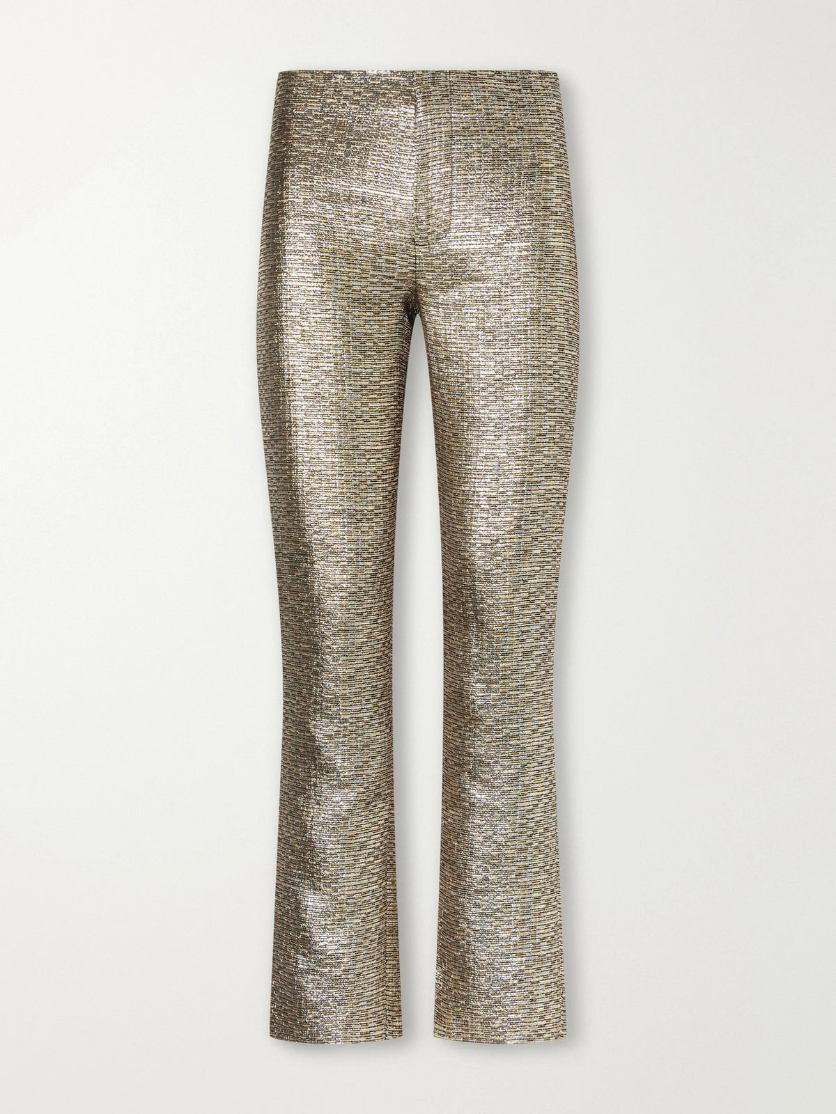 LIBEROWE Lillian Textured Metallic Jacquard Slim-fit Pants