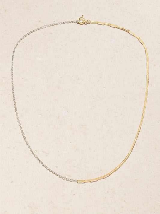18-karat White And Yellow Gold Necklace