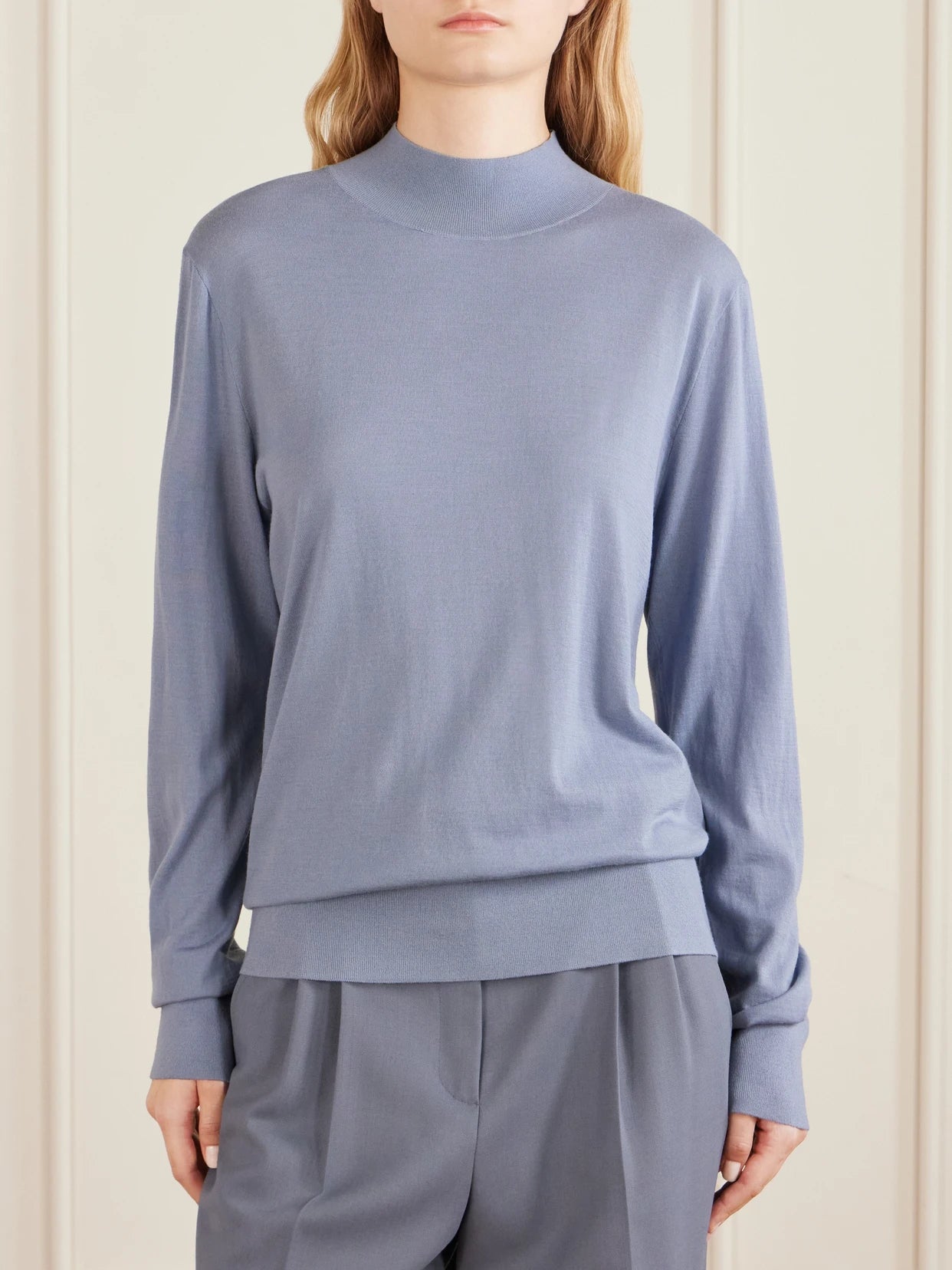 Nari Wool Mock-neck Sweater