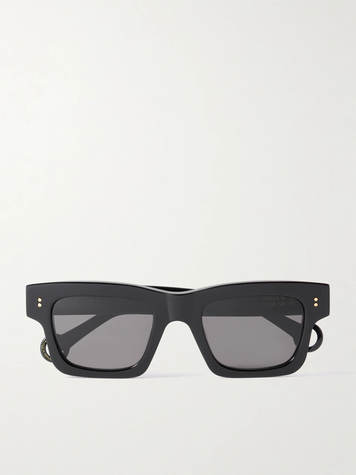 Rectangular-frame Acetate Sunglasses