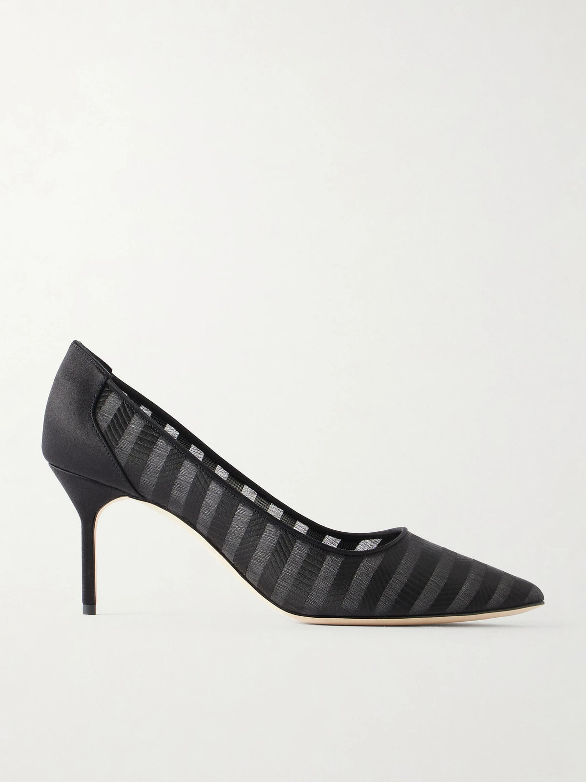 Bb 70 Striped Mesh Pumps