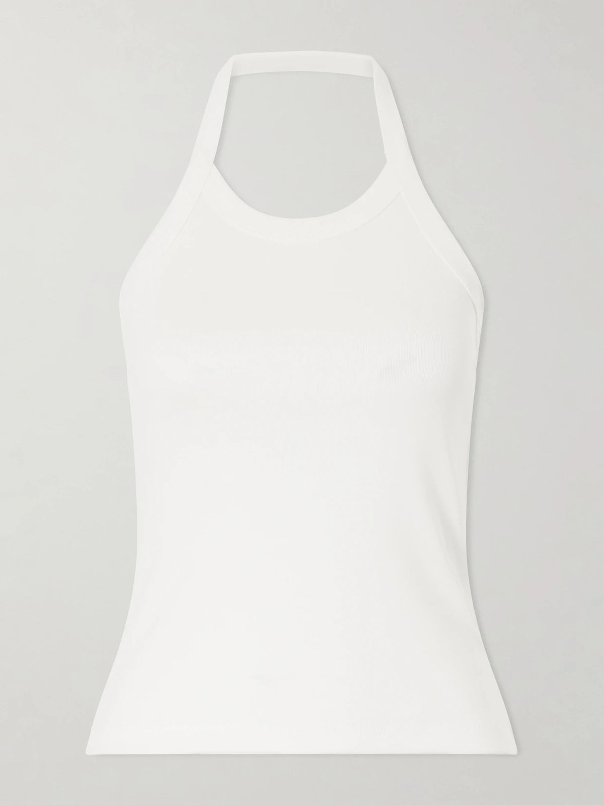 Angie Organic Cotton-jersey Halterneck Tank