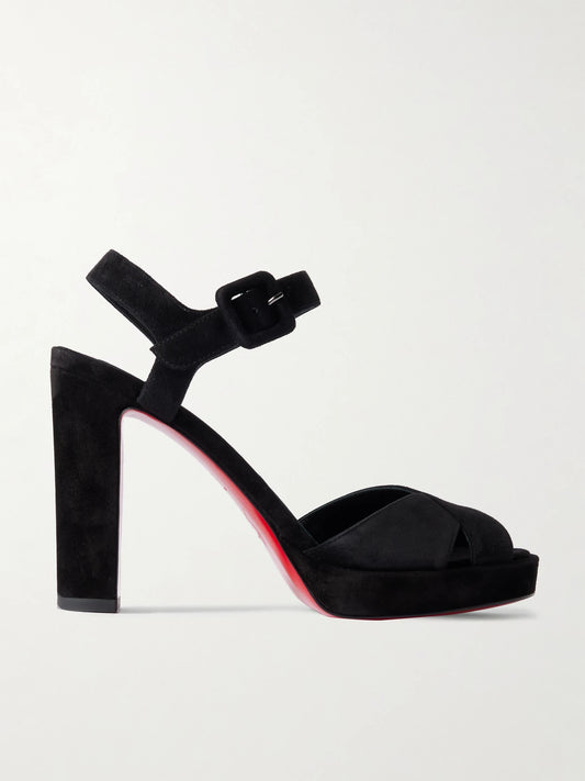 Cora 100 Suede Platform Sandals