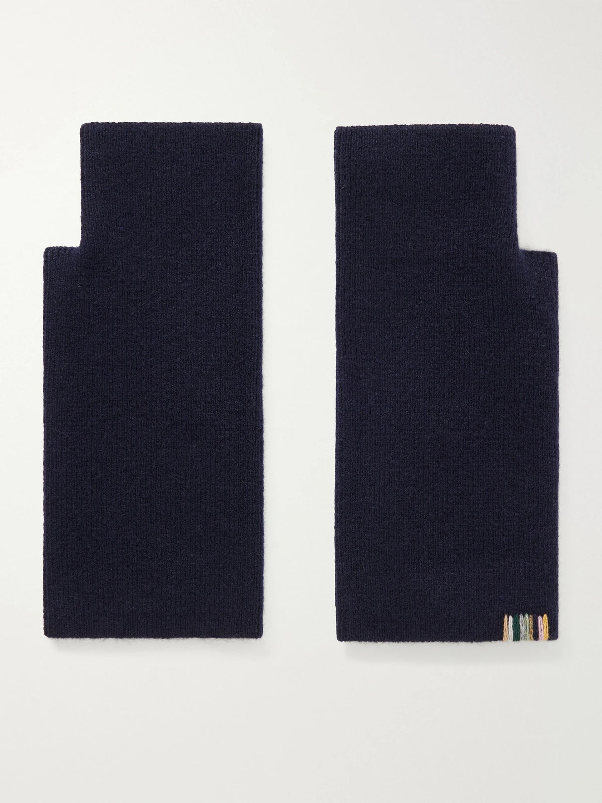 Extreme Mouffle Knitted Cashmere-blend Fingerless Gloves