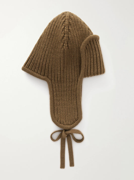 Johnstons of Elgin Delwar Ribbed Cashmere Trapper Hat