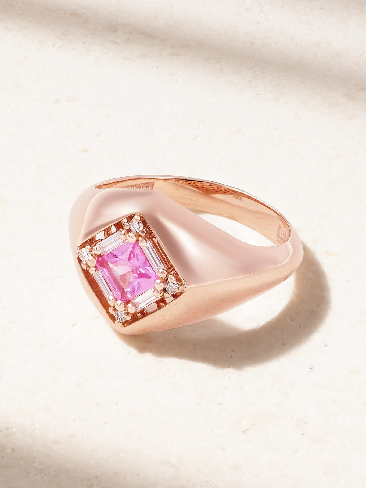 18-karat Rose Gold, Sapphire And Diamond Ring