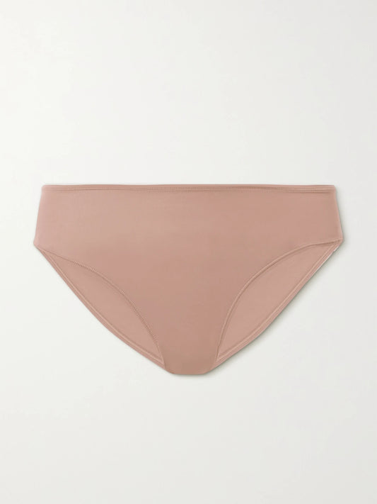 Image of Lingerie. Product name - Fits Everybody Cheeky Brief - Sienna in Neutral colour by brand - SKIMS
