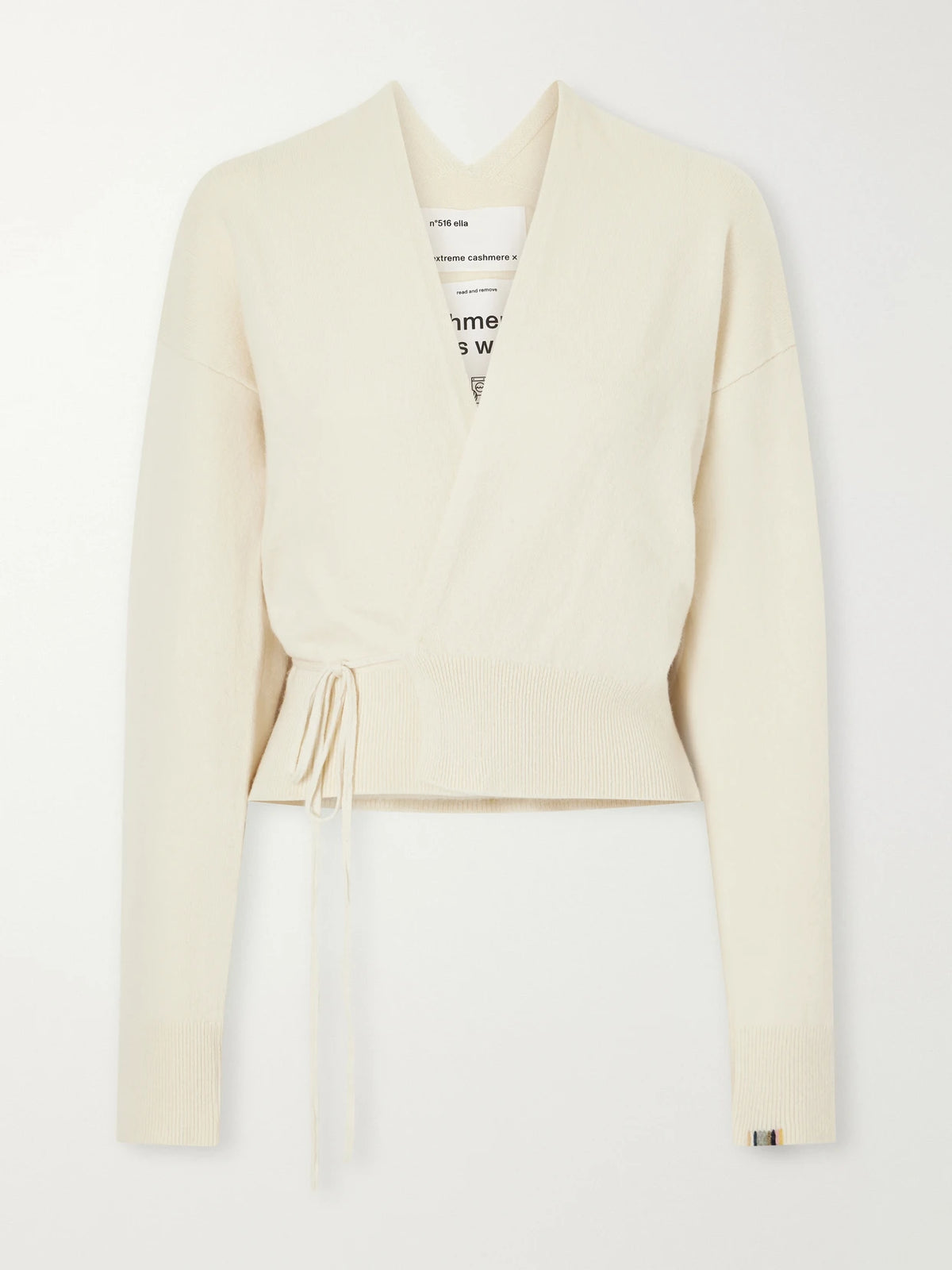 Extreme Ella Tie-detail Cashmere-blend Cardigan