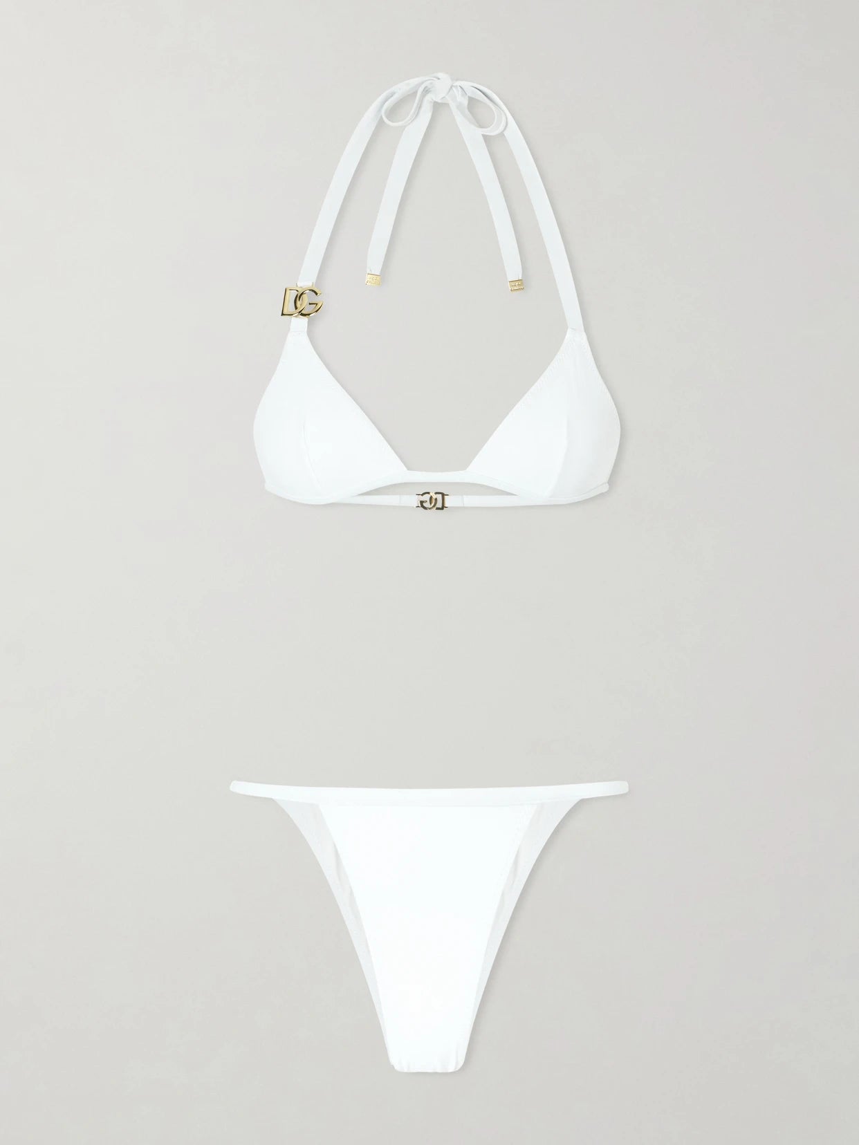 Logo-embellished Stretch Jersey Bikini