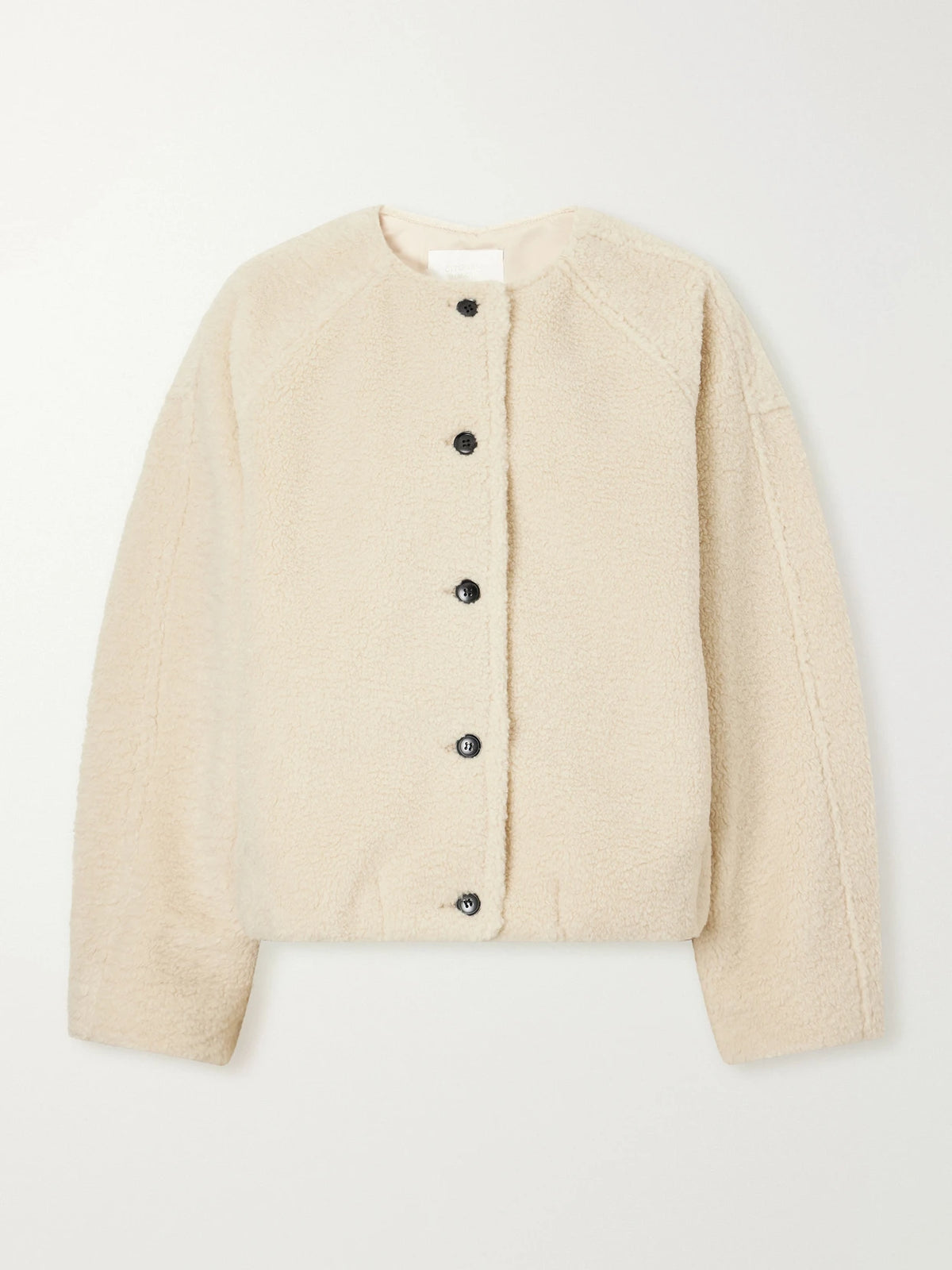 Citizens of Humanity Cropped Plush Bomber Jacket