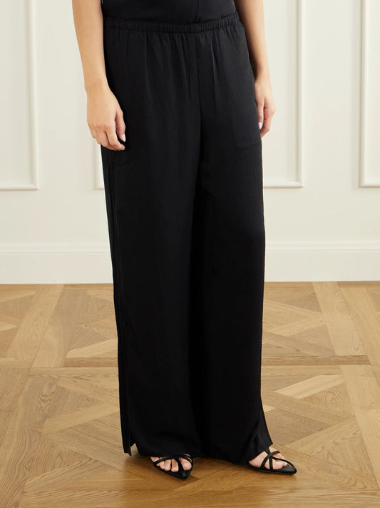 Theory Crepon Wide-leg Pants