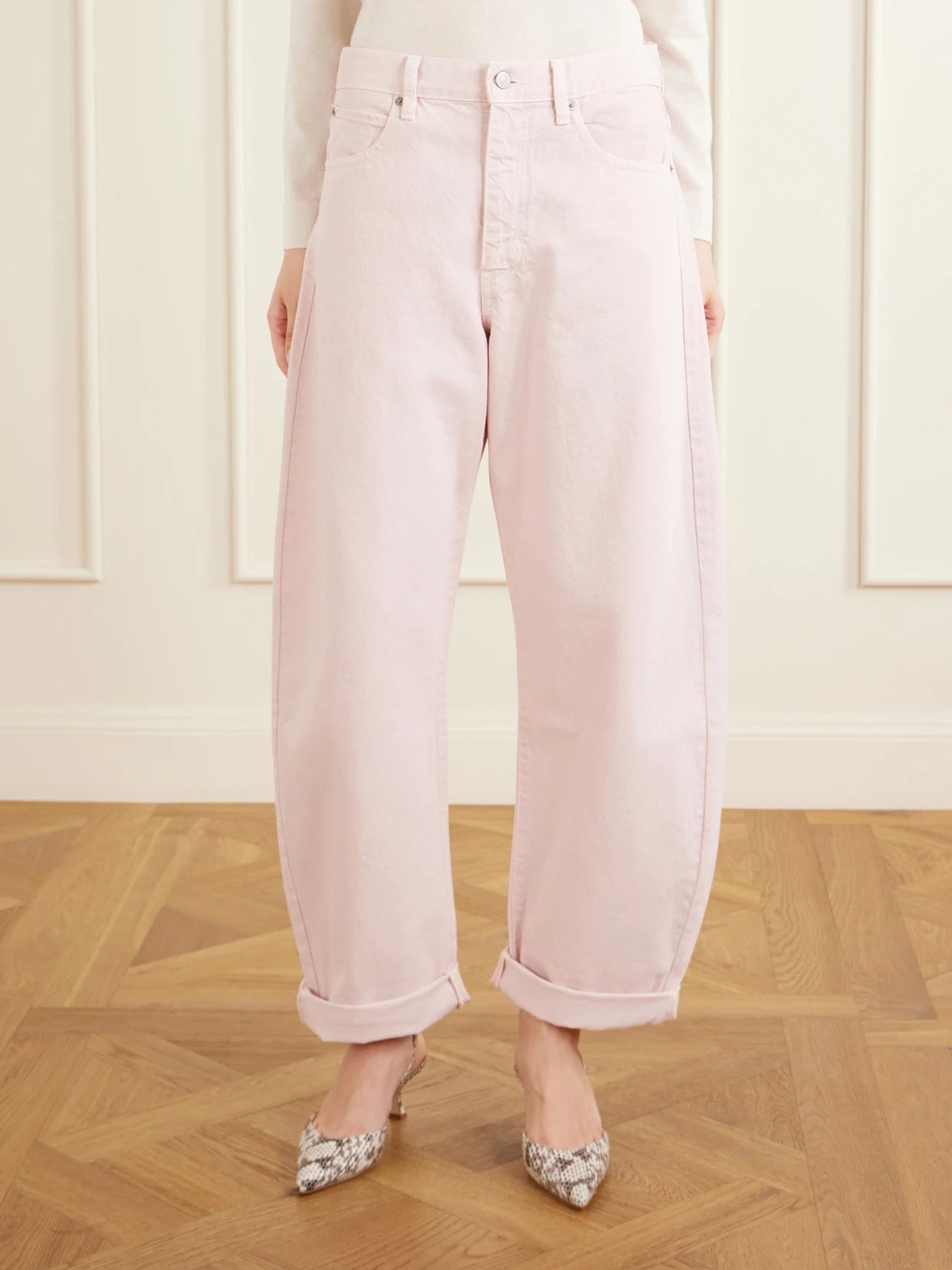 The Bubble High-rise Wide-leg Jeans
