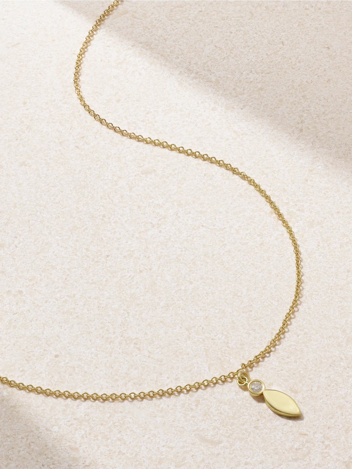 Jennifer Meyer 18-karat Gold Diamond Necklace