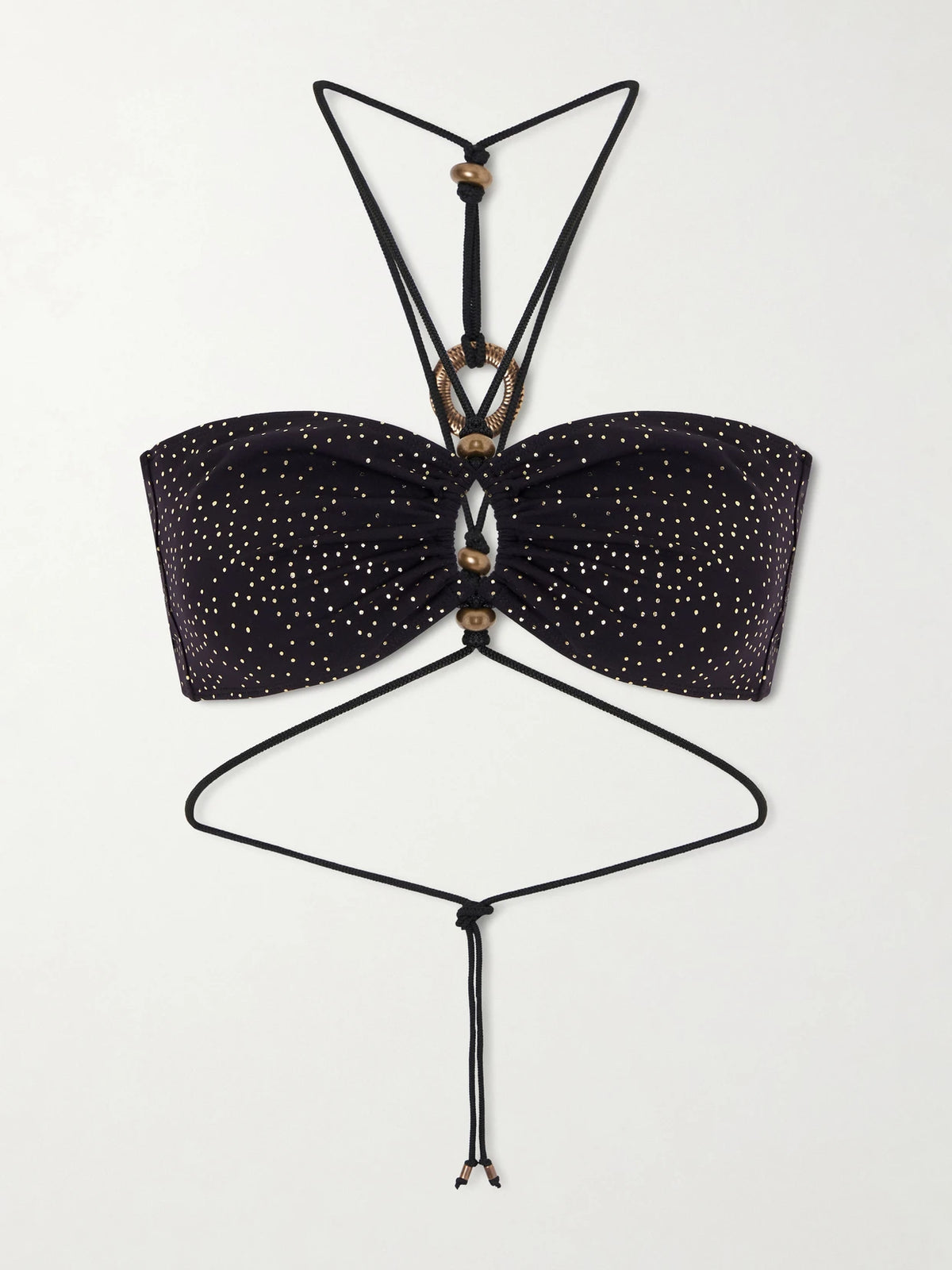 ISABEL MARANT Analia Polka-dot Bikini Top