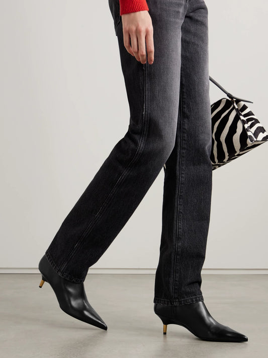 Bella Leather Ankle Boots