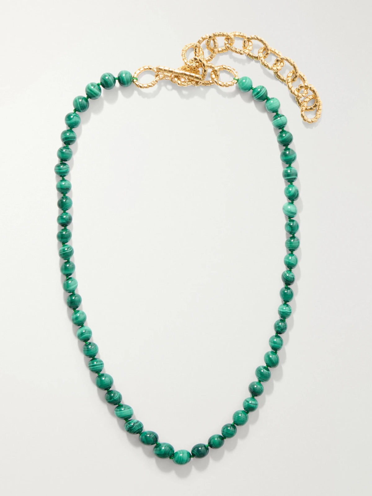 Paola Sighinolfi Grace Gold-plated Malachite Necklace