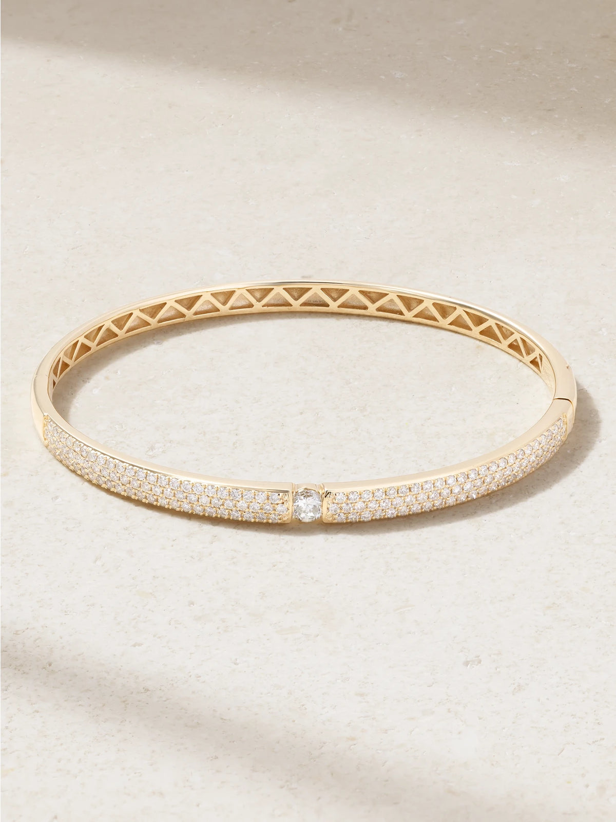 Zeus 18-karat Gold Diamond Bracelet