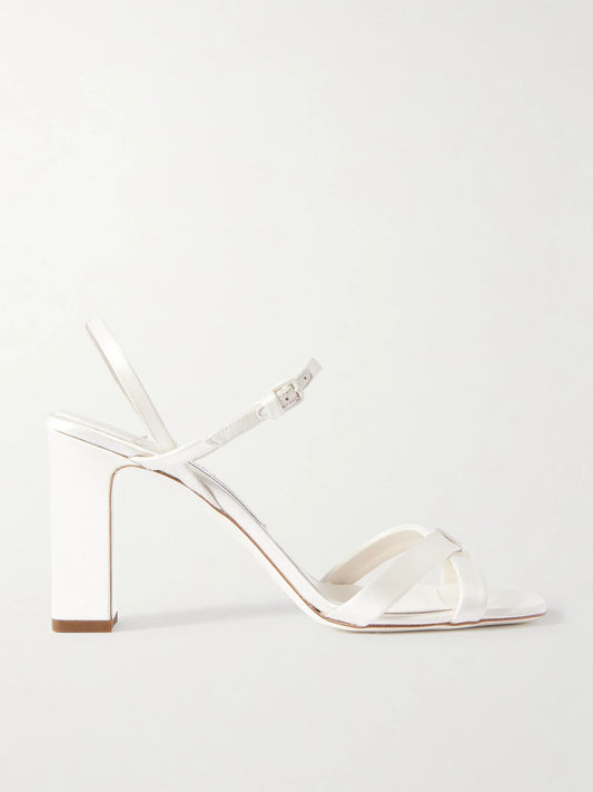 Elsy 85 Satin Slingback Sandals