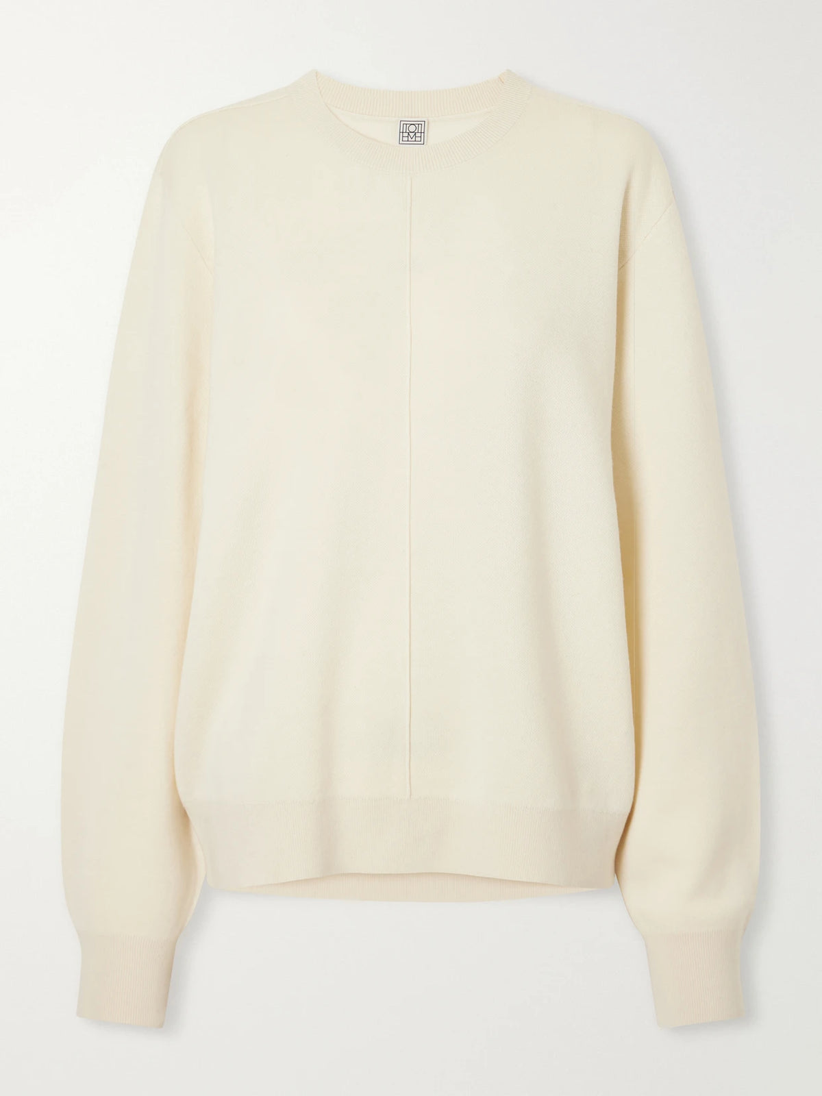 TOTEME Pintucked Knitted Sweatshirt